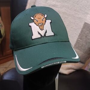 Marshall Thundering Herd NCAA Green Cap Embroidered With Hook & Loop Closure